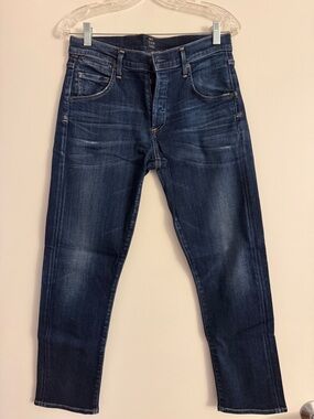 Citizens Of Humanity Dark Blue Slim Straight Jeans